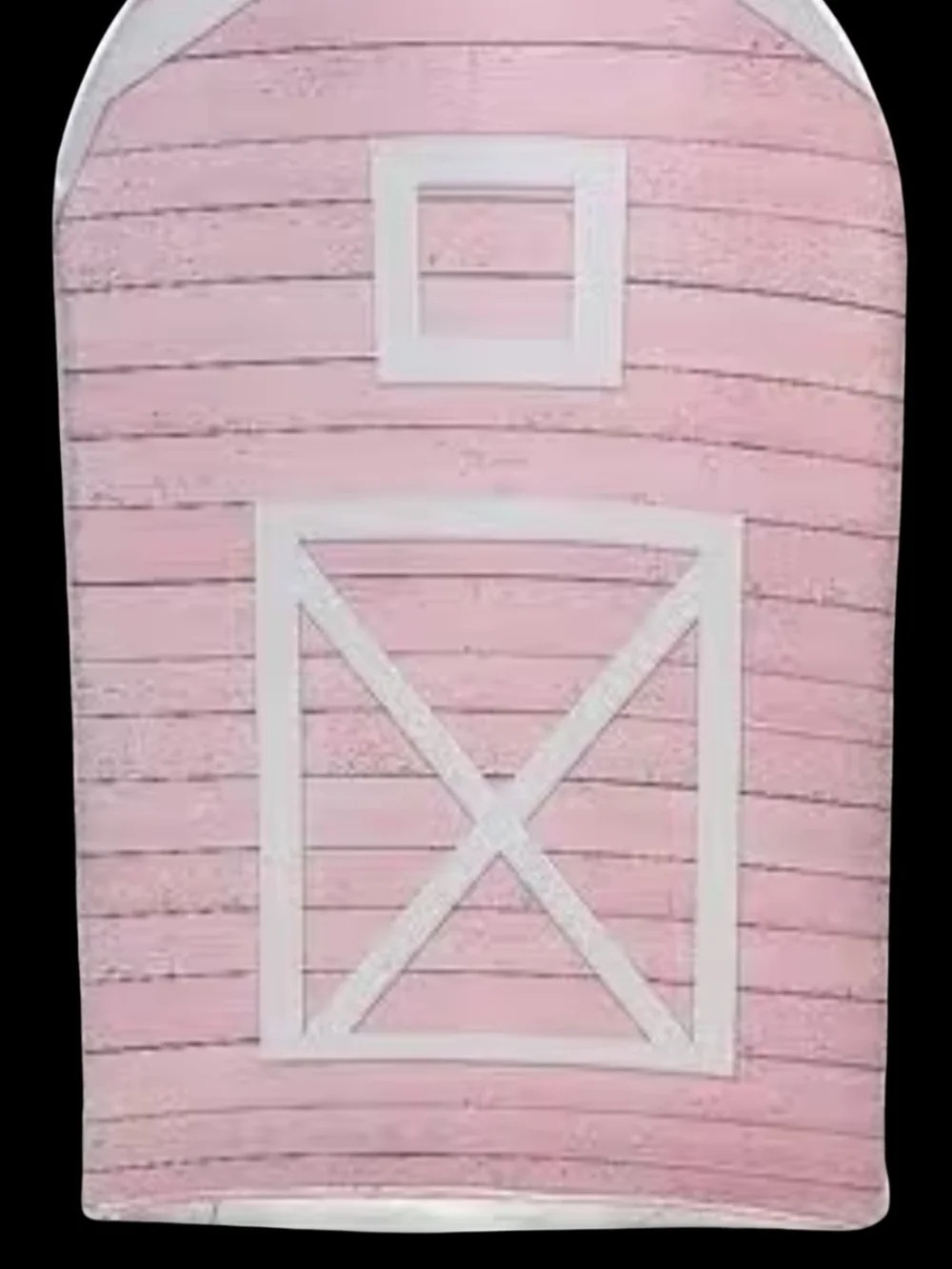 Pink Barn-Shaped Decorative Arch Cover